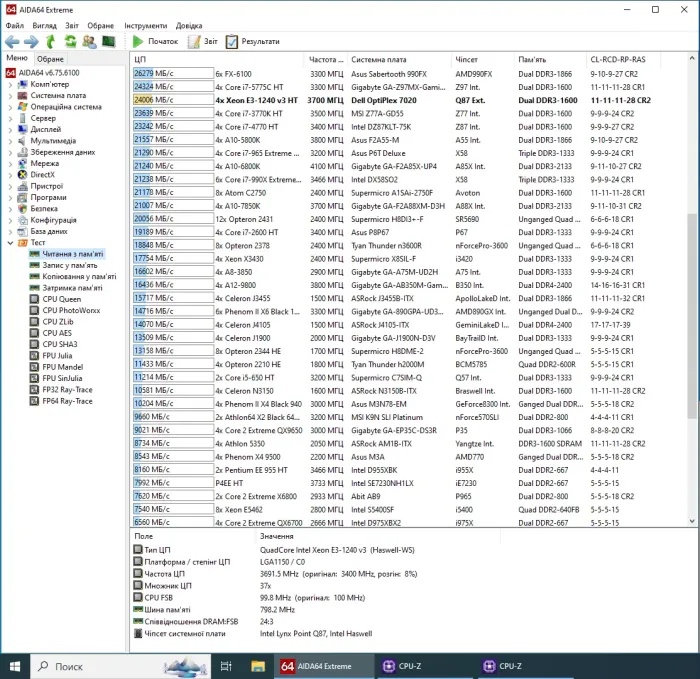 Комплект: Материнська плата Dell Optiplex 7020 / Intel Xeon E3-1240 v3 (4 (8) ядра по 3.4 - 3.8 GHz) / 32 GB DDR3 / Кулер Del б/в - зображення 3