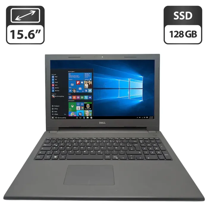 Ноутбук Dell Vostro 15 3539 / 15.6" (1366x768) TN / Intel Core i5-5200U (2 (4) ядра по 2.2 - 2.7 GHz) / 8 GB DDR3 / 128 GB SSD / Intel HD Graphics 5500 / WebCam / DVD-ROM б/в - зображення 1