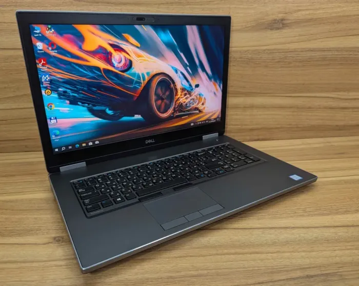 Мобільна робоча станція Dell Precision 7740 / 17,3" (3840x2160) IPS / Intel Core i7-9850H (6 (12) ядер по 2,6 - 4,6 ГГц) / 64 ГБ DDR4 / 1000 ГБ SSD / nVidia Quadro RTX 5000, 16 ГБ GDDR6, 256-біт / WebCam / Windows 10 б/в - зображення 4