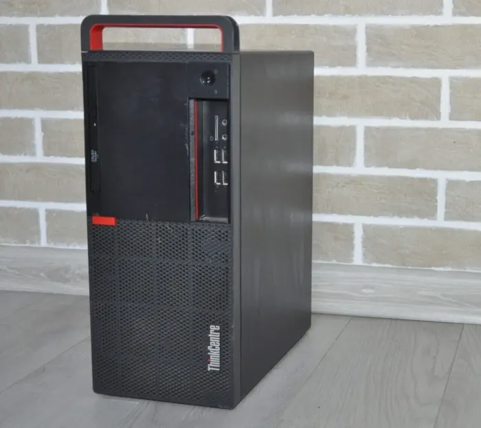 Комп'ютер Lenovo ThinkCentre M910T Tower / Intel Core i5-7500 (4 ядра по 3.4 - 3.8 GHz) / 16 GB DDR4 / 240 GB SSD / Intel HD Graphics 630 / Wi-Fi / DVD-ROM / Windows 11 Pro б/в - зображення 2