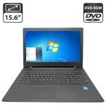 Ноутбук Lenovo IdeaPad 110-15IBR / 15.6" (1366x768) TN / Intel Celeron N3060 (2 ядра по 1.6 - 2.48 GHz) / 2 GB DDR3 / 320 GB HDD / Intel HD Graphics 405 / WebCam / DVD-ROM б/в