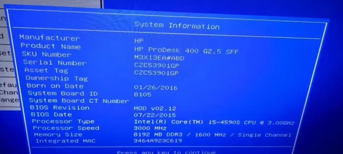 Комп'ютер HP ProDesk 400 G2.5 SFF / Intel Core i5-4590S (4 ядра по 3-3.7 GHz) / 8GB DDR3 / 240GB SSD NEW / HD Graphics 4600 / DVD-ROM / Win 10 б/в - зображення 9