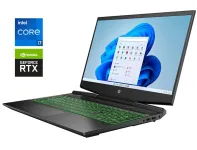 Ігровий ноутбук Б-клас HP Pavilion Gaming 15-dk2003nr / 15.6" (1920x1080) IPS / Intel Core i7-11370H (4 (8) ядра по 3.0 - 4.8 GHz) / 8 GB DDR4 / 512 GB SSD / nVidia GeForce RTX 3050, 4 GB GDDR6, 128-bit / WebCam б/в