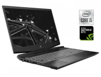 Ігровий ноутбук Б-клас HP Pavilion Gaming 15-dk1035nr / 15.6" (1920x1080) IPS / Intel Core i5-10300H (4 (8) ядра по 2.5 - 4.5 GHz) / 16 GB DDR4 / 512 GB SSD / nVidia GeForce GTX 1050, 3 GB GDDR5, 96-bit / WebCam б/в