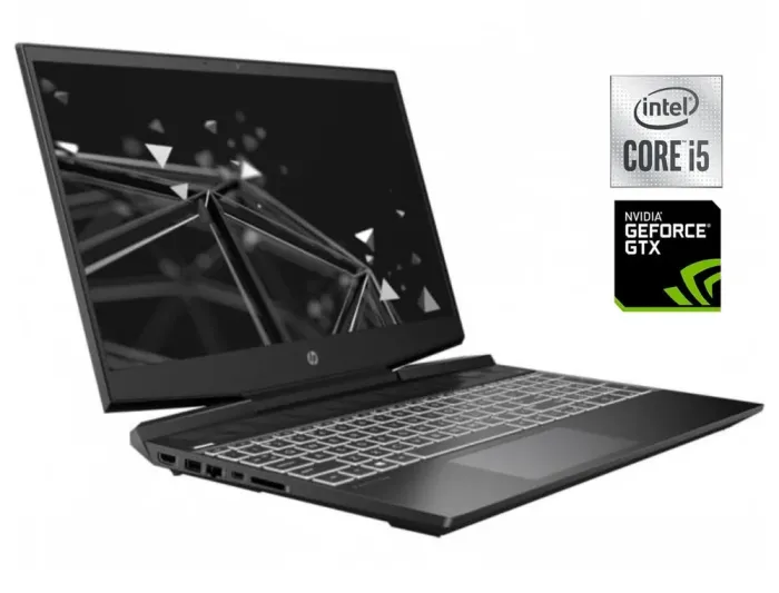 Ігровий ноутбук Б-клас HP Pavilion Gaming 15-dk1035nr / 15.6" (1920x1080) IPS / Intel Core i5-10300H (4 (8) ядра по 2.5 - 4.5 GHz) / 16 GB DDR4 / 512 GB SSD / nVidia GeForce GTX 1050, 3 GB GDDR5, 96-bit / WebCam б/в - зображення 1