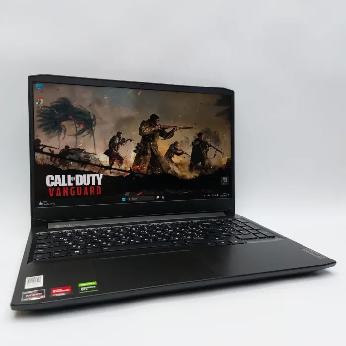 Ігровий ноутбук Б-клас Lenovo IdeaPad Gaming / 15.6" (1920x1080) IPS / AMD Ryzen 5 5600H (6 (12) ядер по 3.3 - 4.2 GHz) / 16 GB DDR4 / 512 GB SSD M.2 / nVidia GeForce GTX 1650, 4 GB GDDR5, 128-bit / WebCam / HDMI б/в - зображення 6