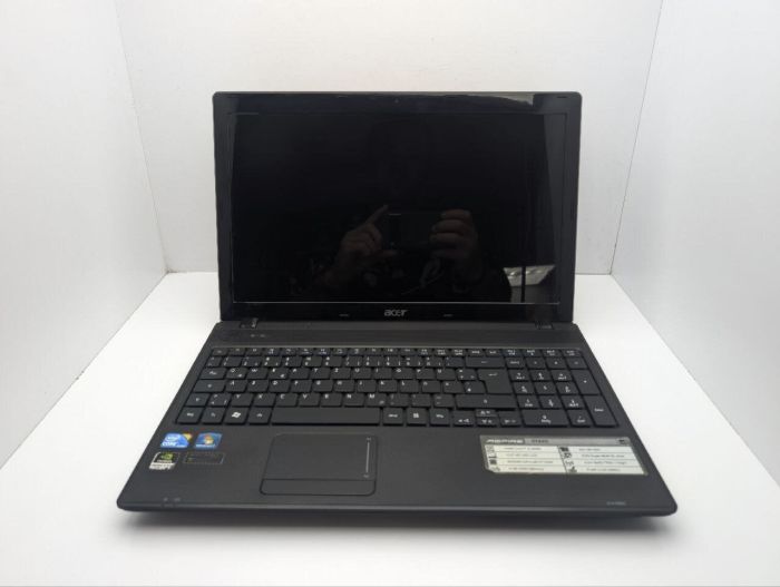 Ноутбук Acer Aspire 5732G / 15.6" (1366x768) TN / Intel Core i5-460M (2 (4) ядра по 2.5 - 2.8 GHz) / 6 GB DDR3 / 500 GB HDD / nVidia GeForce GT 540M, 1 GB GDDR3, 128-bit / WebCam / DVD-ROMб/в - зображення 3