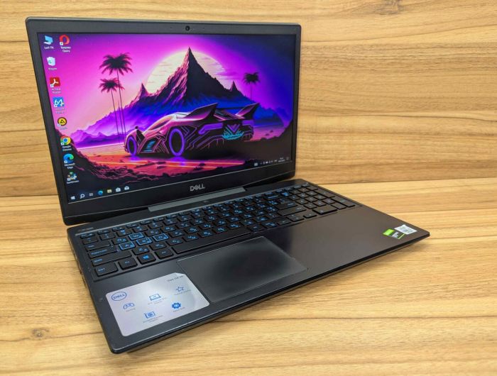 Ігровий ноутбук Dell G5 5500 / 15.6" (1920x1080) IPS / Intel Core i7-10750H (6 (12) ядер по 2.6 - 5.0 GHz) / 16 GB DDR4 / 500 GB SSD / nVidia GeForce GTX 1650 Ti, 4 GB GDDR6, 128-bit / WebCam / Windows 10 б/в - зображення 4