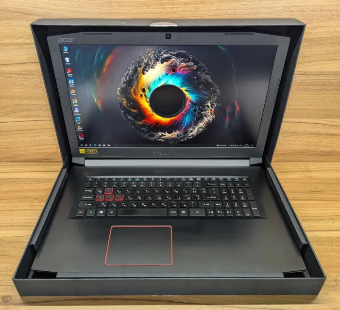 Ігровий ноутбук Acer Predator PH 317-51 / 17.3" (1920x1080) IPS / Intel Core i7-7700HQ (4 (8) ядра по 2.8 - 3.8 GHz) / 32 GB DDR4 / 256 GB SSD + 1000 GB HDD / nVidia GeForce GTX 1060, 6 GB GDDR5, 192-bit / WebCam / Windows 10 б/у - зображення 8