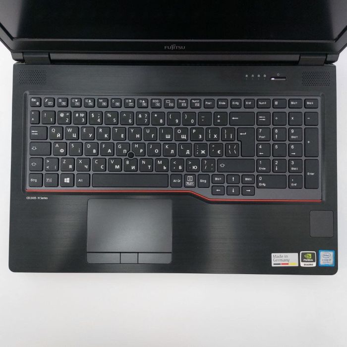 Мобільна робоча станція Fujitsu Celsius H780 / 15,6" (1920x1080) IPS / Intel Core i7-8750H (6 (12) ядер по 2.2 - 4.1 GHz) / 32 GB DDR4 / 512 GB SSD / nVidia Quadro P600, 4 GB GDDR5, 128-bit / WebCam б/в - изображение 4
