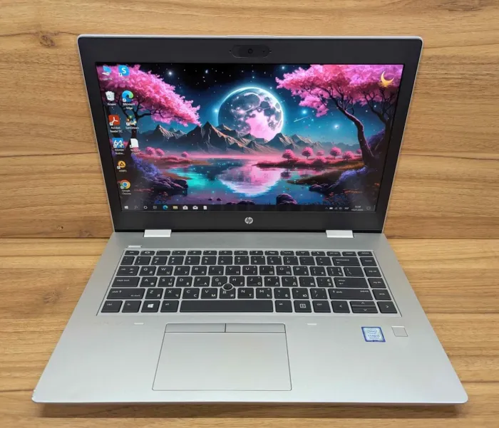 Ноутбук Б-клас HP ProBook 640 G5 / 14" (1920x1080) IPS / Intel Core i5-8265U (4 (8) ядра по 1.6 - 3.9 GHz) / 16 GB DDR4 / 480 GB SSD / Intel UHD Graphics 620 / TouchID / WebCam / Windows 10 б/в - зображення 2