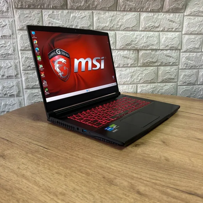Ігровий ноутбук MSI GF63 Thin 11UC / 15.6" (1920x1080) IPS / Intel Core i5-11400H (6 (12) ядер по 2.7 - 4.5 GHz) / 16 GB DDR4 / 512 GB SSD / nVidia GeForce RTX 3050, 4 GB GDDR6, 128-bit / WebCam б/в - зображення 4