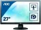 Монітор AOC E2770PQU / 27" (1920x1080) TN / 1x HDMI, 1x DP, 1x DVI, 1x VGA, 2x Audio, 1x USB 3.0, 4x USB 2.0 / 2x 2W / VESA 100x100 / 300 кд/м2 Pivot  б/в