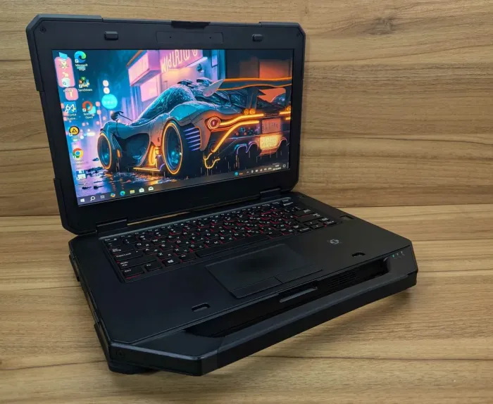 Захищений ноутбук Dell Latitude 14 Rugged 5414 / 14" (1920x1080) IPS Touch / Intel Core i5-6300U (2 (4) ядра по 2,4 - 3,0 ГГц) / 16 ГБ DDR4 / 512 ГБ SSD / AMD Radeon R7 M360, 2 ГБ DDR3, 64-біт / Сканер відбитків пальців / Windows 10 б/в - зображення 4