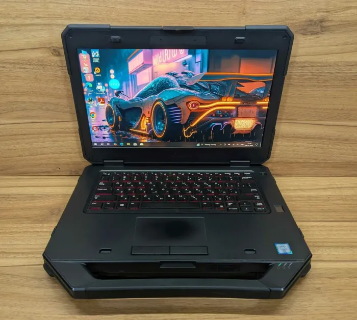 Захищений ноутбук Dell Latitude 14 Rugged 5414 / 14" (1920x1080) IPS Touch / Intel Core i5-6300U (2 (4) ядра по 2,4 - 3,0 ГГц) / 16 ГБ DDR4 / 512 ГБ SSD / AMD Radeon R7 M360, 2 ГБ DDR3, 64-біт / TouchID / Windows 10 б/в - зображення 2