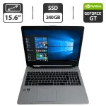 Ноутбук Б-клас Asus K56CM / 15.6" (1366x768) TN / Intel Core i5-3317U (2 (4) ядра по 1.7 - 2.6 GHz) / 12 GB DDR3 / 240 GB SSD / nVidia GeForce GT 635M, 2 GB GDDR3, 128-bit / WebCam / DVD-ROM б/в