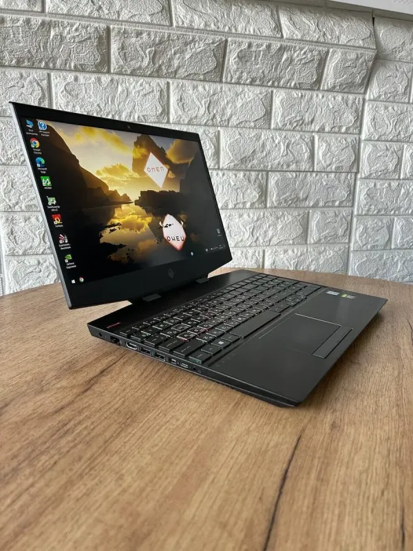 Ігровий ноутбук Б-клас HP Omen 15-dh1053nr / 15.6" (1920x1080) IPS / Intel Core i7-9750H (6 (12) ядер по 2.6 - 4.5 GHz) / 16 GB DDR4 / 512 GB SSD NVMe / nVidia GeForce RTX 2060, 6 GB GDDR6, 192-bit / WebCam б/в - зображення 3