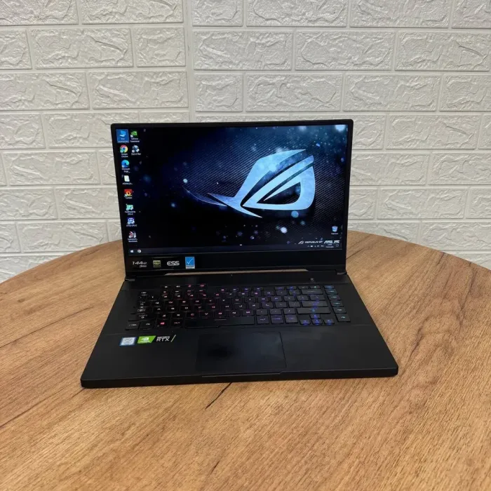 Ігровий ноутбук Б-клас Asus ROG Zephyrus GU502GV / 15.6" (1920x1080) IPS / Intel Core i7-9750H (6 (12) ядер по 2.6 - 4.5 GHz) / 16 GB DDR4 / 512 GB SSD / nVidia GeForce RTX 2060, 6 GB GDDR6, 192-bit / WebCam б/в - зображення 2
