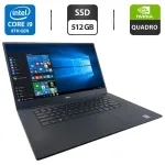 Мобільна робоча станція Dell Precision 5540 / 15,6" (1920x1080) IPS / Intel Core i9-9980HK (8 (16) ядер по 2,4 - 5,0 ГГц) / 16 ГБ DDR4 / 512 ГБ SSD / nVidia Quadro T2000, 4 ГБ GDDR5, 128-біт / WebCam б/в