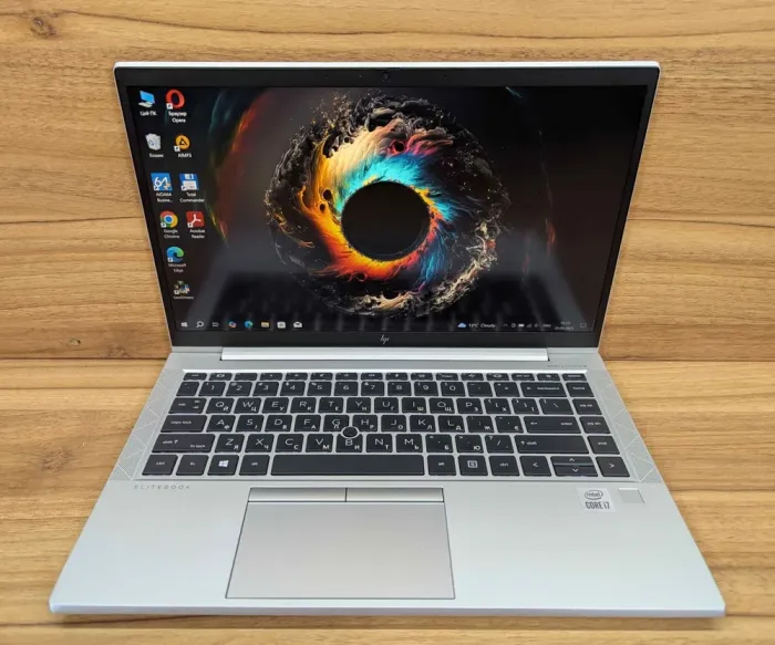 Ультрабук Б-клас HP EliteBook 840 G7 / 14" (1920x1080) IPS / Intel Core i7-10610U (4 (8) ядра по 1.8 - 4.9 GHz) / 16 GB DDR4 / 512 GB SSD / Intel UHD Graphics / Fingerprint / HDMI / Windows 10 б/в - зображення 2