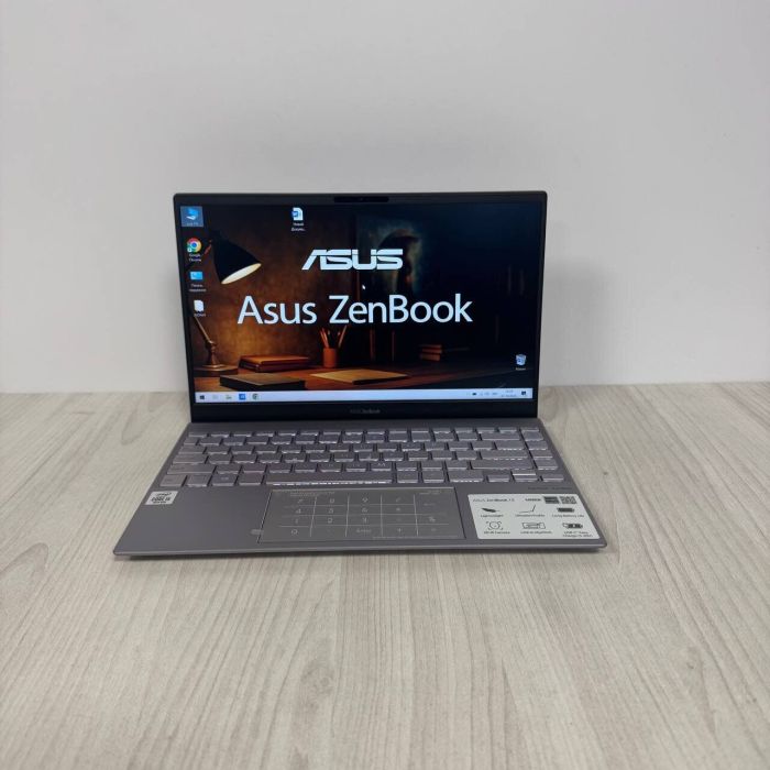 Ультрабук Asus ZenBook 13 UX325JA / 13.3" (1920x1080) IPS / Intel Core i5-1035G1 (4 (8) ядра по 1.0 - 3.6 GHz) / 8 GB DDR4 / 256 GB SSD NVMe / Intel UHD Graphics / WebCam б/в - зображення 2