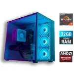Ігровий ПК Tower / AMD Ryzen 7 8700F (8 (16) ядер по 4,1 - 5,0 ГГц) / 32 ГБ DDR5 / 1000 ГБ SSD / AMD Radeon RX 6900 XT, 16 ГБ GDDR6, 256-біт б/в