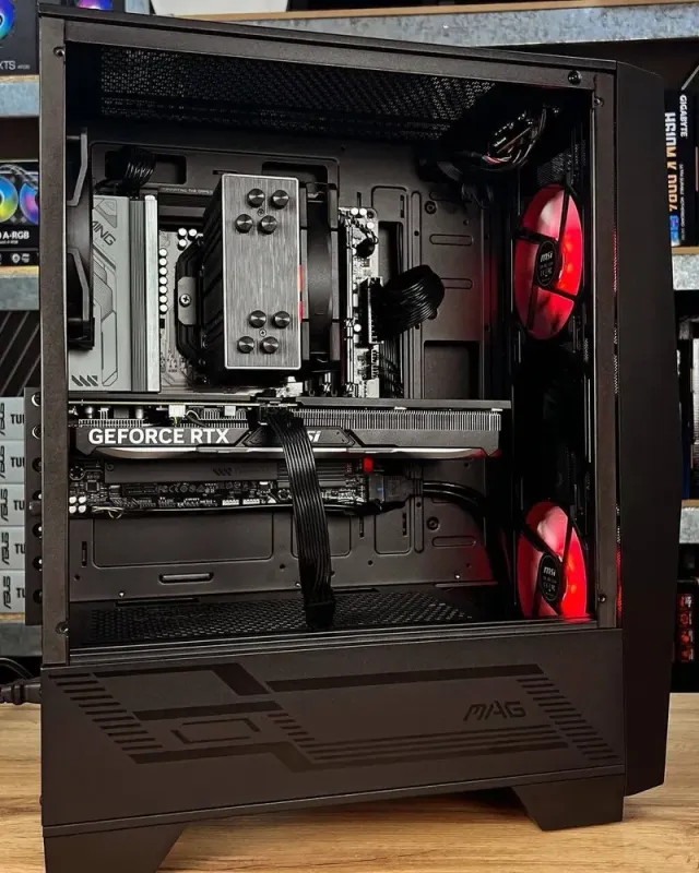 Збірка під замовлення: ігровий ПК MSI MAG Forge 100M Tower / AMD Ryzen 5 7500F (6 (12) ядер по 3.7 - 5.0 GHz) / 32 GB DDR5 / 1000 GB SSD M.2 / nVidia GeForce RTX 4060 Ti, 8 GB GDDR6, 128-bit / HDMI / 750W - зображення 5