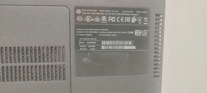 Ноутбук Б-клас HP ProBook / 13.3" TN / Core i5-6200U (2(4) ядра по 2.3-2.8GHz) / 8GB DDR4 / 120GB SSD / HD Graphics 520 / WebCam б/в - зображення 8