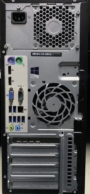 Комп'ютер HP EliteDesk 800 G2 Tower / Intel Core i5-6500 (4 ядра по 3,2 - 3,6 ГГц) / 16 ГБ DDR4 / 256 ГБ SSD / nVidia Quadro K1200, 4 ГБ GDDR5, 128-біт / DVD-ROM б/в - зображення 4