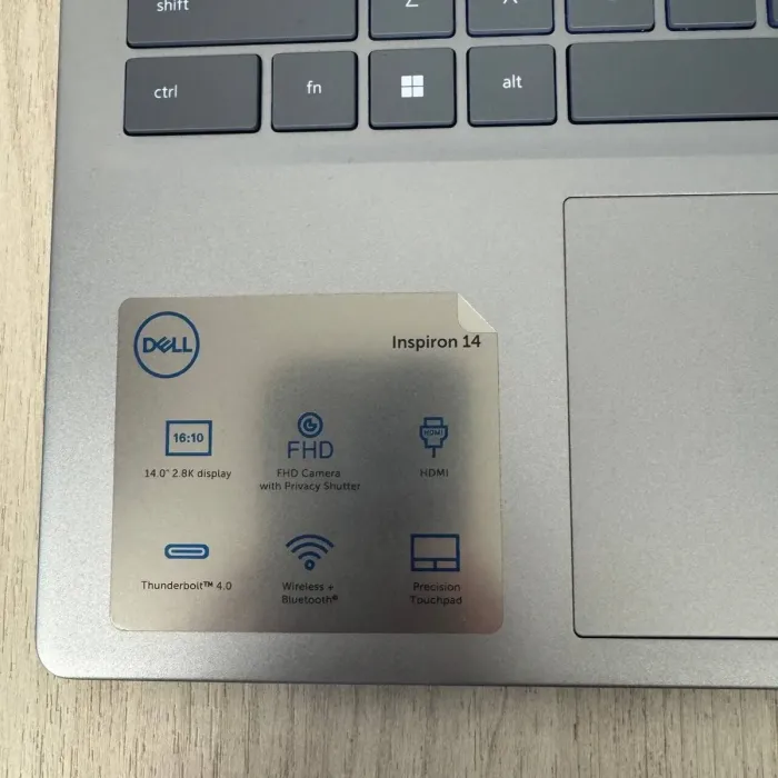 Ноутбук Dell Inspiron 7440 / 14" (2880x1800) IPS / Intel Core Ultra 7 155H (16 (22) ядер по 1.4 - 4.8 GHz) / 16 GB DDR5 / 1000 GB SSD / Intel Arc Graphics / WebCam б/в - зображення 4