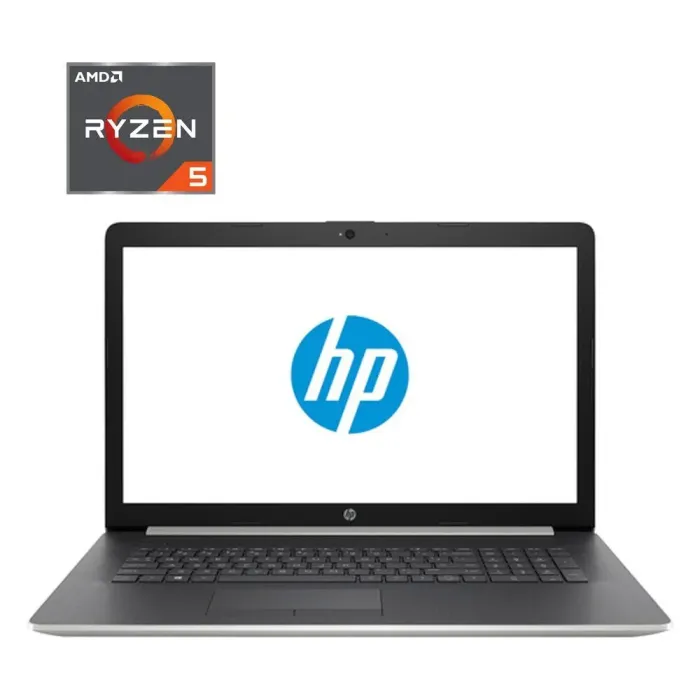 Ноутбук HP 17-ca1451ng / 17.3" (1600x900) TN / AMD Ryzen 5 3500U (4 (8) ядра по 2.1 - 3.7 GHz) / 16 GB DDR4 / 240 GB SSD / AMD Radeon RX Vega 8 Graphics / WebCam / Win 10 Pro б/в - зображення 1