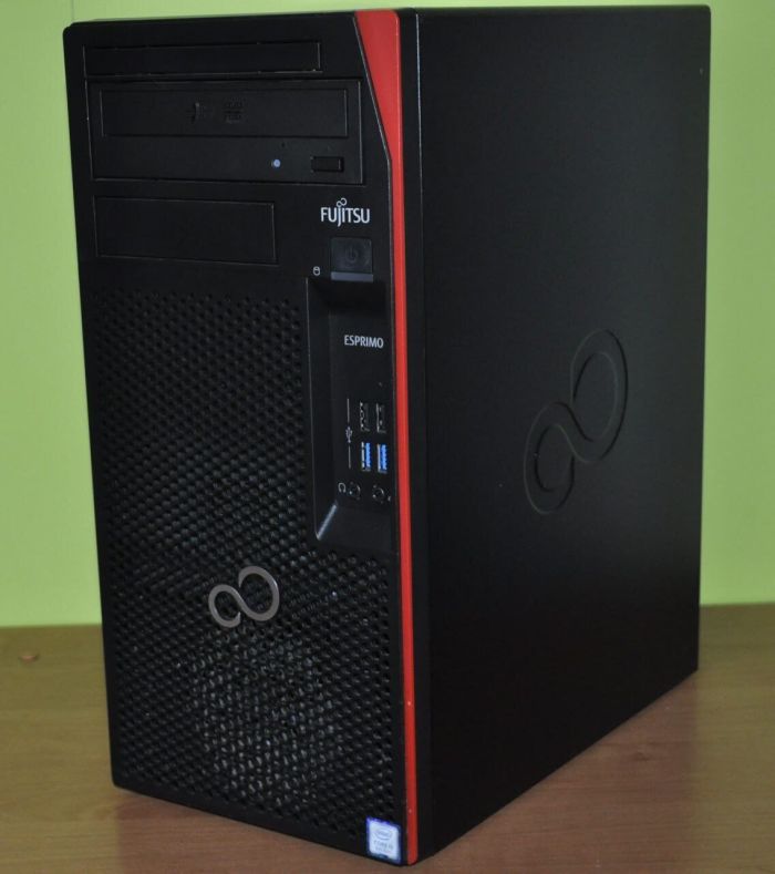Комп'ютер Fujitsu Esprimo P558 E85 Tower / Intel Core i5-8400 (6 ядер по 2,8 - 4,0 ГГц) / 16 ГБ DDR4 / 240 ГБ SSD / Intel UHD Graphics 630 / DVD-ROM / Windows 11 Pro б/в - изображение 5