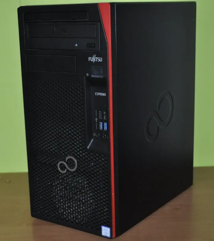 Комп'ютер Fujitsu Esprimo P558 E85 Tower / Intel Core i5-8400 (6 ядер по 2,8 - 4,0 ГГц) / 16 ГБ DDR4 / 240 ГБ SSD / Intel UHD Graphics 630 / DVD-ROM / Windows 11 Pro б/в - зображення 5
