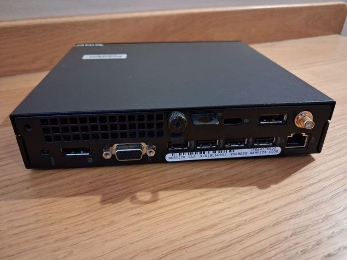 Неттоп Dell OptiPlex 9020M USFF / Intel Core i5-4590T (4 ядра по 2.0 - 3.0 GHz) / 8 GB DDR3 / 250 GB SSD / Intel HD Graphics 4600 / DisplayPort / Wi-Fi б/в - зображення 3