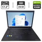Ноутбук Б-клас Toshiba Satelite Pro C70-C-19E / 17.3" (1600x900) TN / Intel Core i5-5200U (2 (4) ядра по 2.2 - 2.7 GHz) / 12 GB DDR3 / 256 GB SSD / nVidia GeForce 930M, 2 GB GDDR3, 64-bit / WebCam б/в