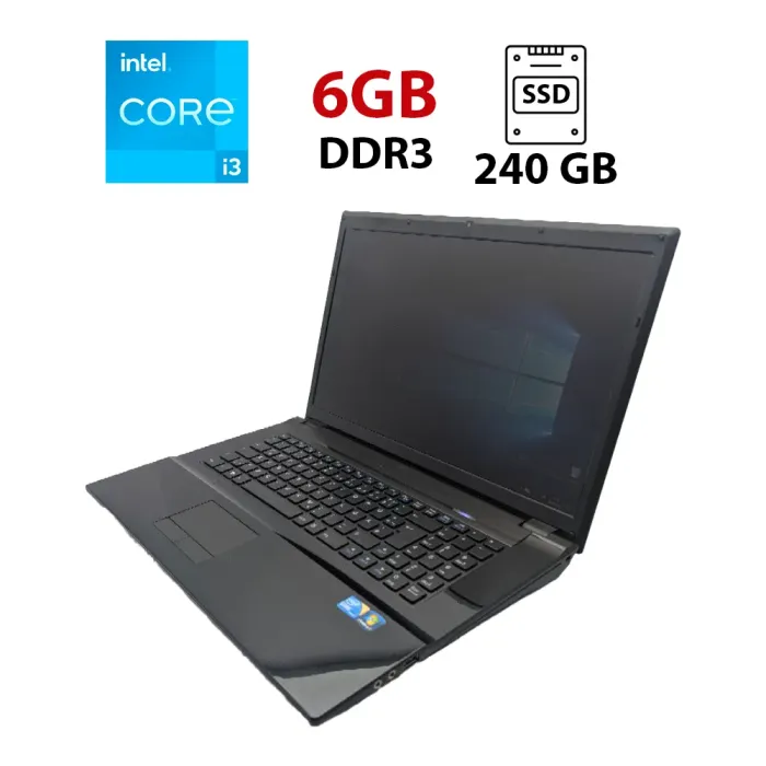 Ноутбук Terra Mobile 1748 / 17.3" (1600x900) TN / Intel Core i3-2330M (2 (4) ядра по 2.2 GHz) / 6 GB DDR3 / 240 GB SSD / Intel HD Graphics 3000 / WebCam б/в - зображення 1
