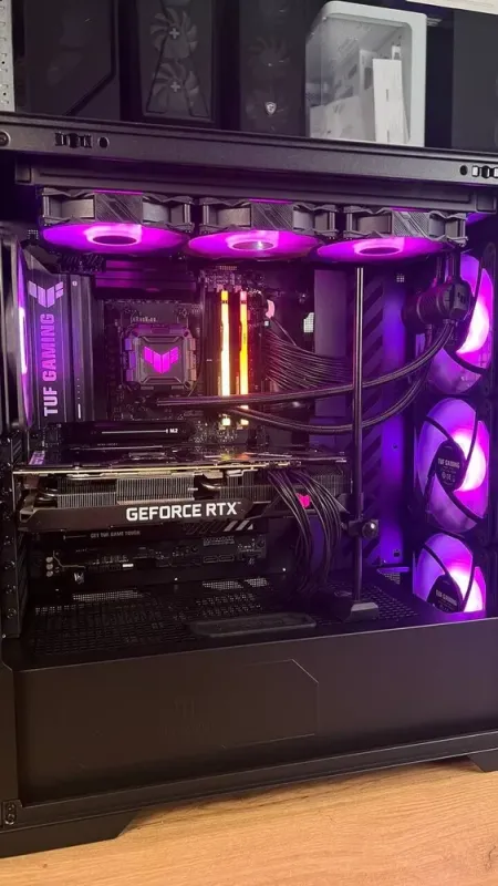 Збірка під замовлення: ігровий ПК Asus TUF Gaming GT302 ARGB Tower / AMD Ryzen 7 9800X3D (8 (16) ядер по 4.7 - 5.2 GHz) / 64 GB DDR5 / 2000 GB SSD M.2 / nVidia GeForce RTX 3080 Ti, 12 GB GDDR6X, 384-bit / 1000W б/в - зображення 5