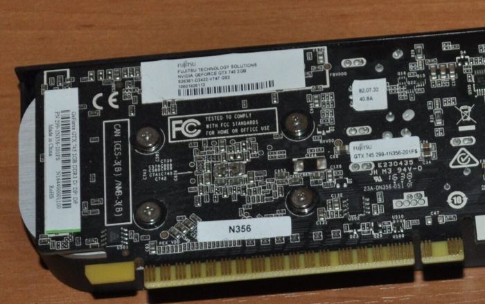 Дискретна відеокарта Fujitsu GeForce GTX 745, 2 ГБ GDDR3, 128-біт / 1x DVI, 2x DisplayPort б/в - зображення 6
