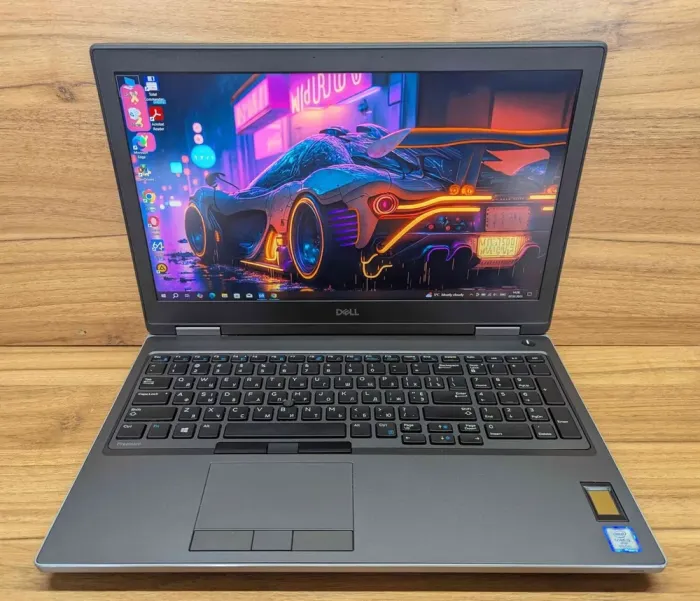 Мобільна робоча станція Dell Precision 7540 / 15.6" (1920x1080) IPS / Intel Core i5-9400H (4 (8) ядра по 2.5 - 4.3 GHz) / 32 GB DDR4 / 512 GB SSD / nVidia Quadro T2000, 4 GB GDDR5, 128-bit / Fingerprint / Windows 10 б/в - зображення 2