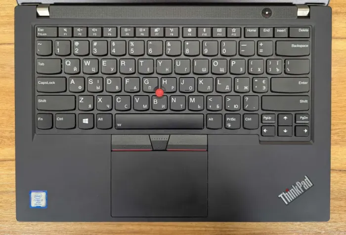 Мобільна робоча станція Lenovo ThinkPad P43s / 14" (1920x1080) IPS / Intel Core i7-8665U (4 (8) ядра по 1,9 - 4,8 ГГц) / 16 ГБ DDR4 / 480 ГБ SSD / nVidia Quadro P520, 2 ГБ GDDR5, 64-bit / WebCam / Windows 10 б/в - зображення 3