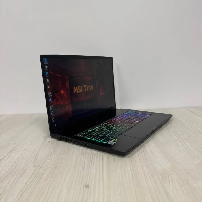 Ігровий ноутбук Б-клас MSI GF75 Thin 10UEK / 15.6" (1920x1080) IPS / Intel Core i7-10750H (6 (12) ядер по 2.6 - 5.0 GHz) / 16 GB DDR4 / 512 GB SSD NVMe / nVidia GeForce RTX 3060, 6 GB GDDR6, 192-bit / WebCam б/в - зображення 4