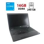 Ноутбук Dell Latitude 3510 / 15.6" (1920x1080) IPS / Intel Core i5-10210U (4 (8) ядра по 1.6 - 4.2 GHz) / 16 GB DDR4 / 240 GB SSD / Intel UHD Graphics / WebCam / HDMI б/в