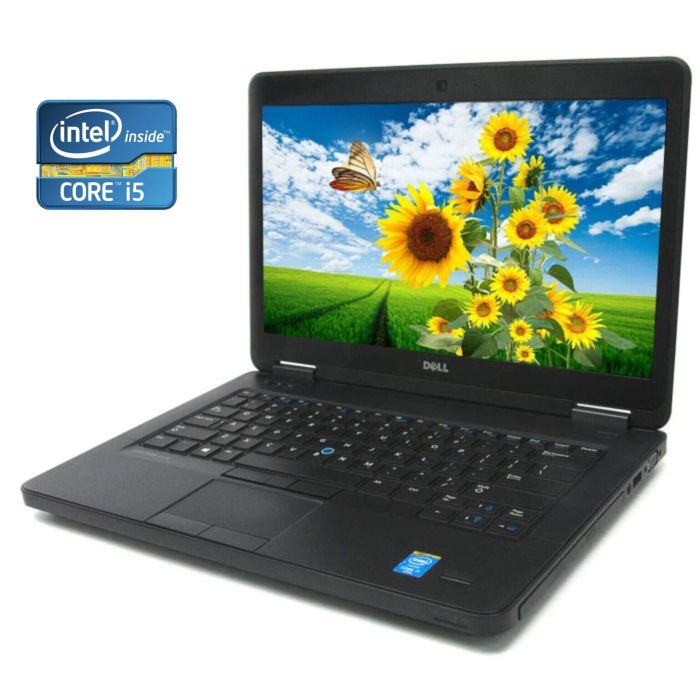 Ноутбук Б-клас Dell Latitude E5440 / 14" (1366x768) TN / Intel Core i5-4200U (2 (4) ядра по 1.6 - 2.6 GHz) / 8 GB DDR3 / 500 GB HDD / Intel HD Graphics 4400 / WebCam / DVD-ROM б/в - изображение 1