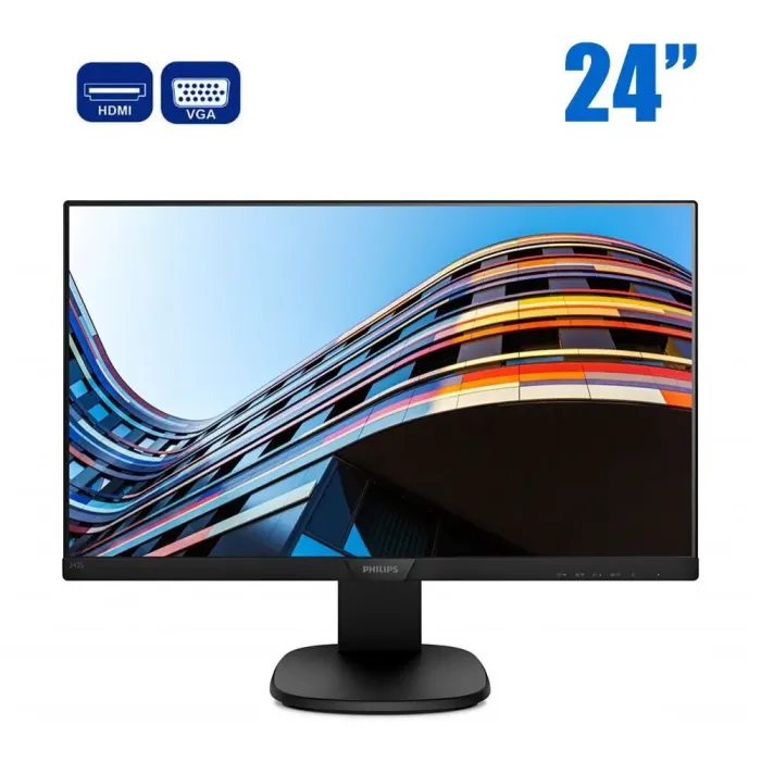 Монітор Philips 243S7E / 24" (1920x1080) IPS / VGA, HDMI / VESA 100x100 б/в - зображення 1