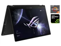 Ігровий ультрабук-трансформер Asus Rog Flow x13 GV301QH / 13.4" (3840x2400) IPS Touch / AMD Ryzen 9 5980HS (8 (16) ядер по 3.0 - 4.8 GHz) / 32 GB DDR4 / 1000 GB SSD / nVidia GeForce GTX 1650, 4 GB GDDR6, 128-bit / WebCam б/в