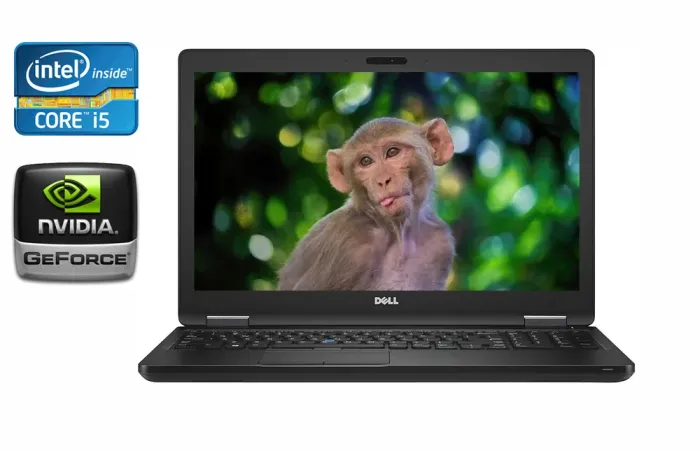 Ноутбук Б-клас Dell Latitude 5580 / 15.6" (1920x1080) IPS / Intel Core i5-6440HQ (4 ядра по 2.6 - 3.5 GHz) / 16 GB DDR4 / 512 GB SSD / nVidia GeForce 940MX, 2 GB GDDR5, 64-bit / WebCam / HDMI / SIM б/в - зображення 1