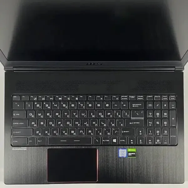 Ігровий ноутбук MSI MS-16K2 / 15.6" (1920x1080) TN / Intel Core i7-7700HQ (4 (8) ядра по 2.8 - 3.8 GHz) / 16 GB DDR4 / 512 GB SSD / nVidia GeForce GTX 1060, 6 GB GDDR5, 192-bit / WebCam / HDMI б/в - зображення 3