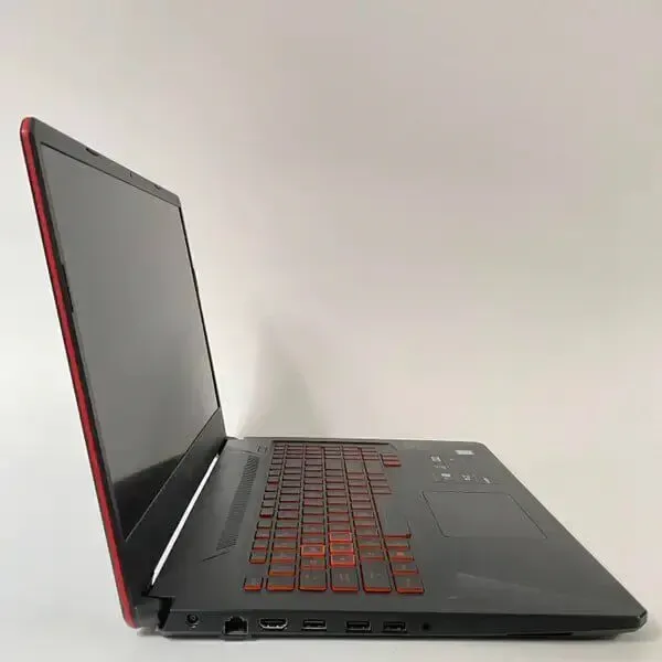 Ігровий ноутбук Asus TUF Gaming / 17.3" (1920x1080) IPS / Intel Core i7-8750H (6 (12) ядер по 2.2 - 4.1 GHz) / 16 GB DDR4 / 512 GB SSD / nVidia GeForce GTX 1060, 3 GB GDDR5, 192-bit / WebCam / HDMI б/в - зображення 4
