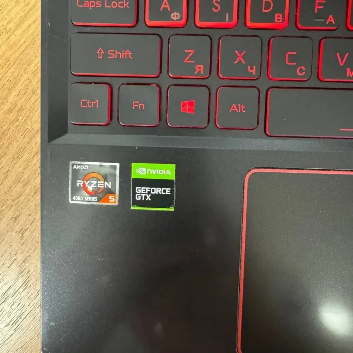 Ігровий ноутбук Б-клас Acer Nitro 5 AN515-44 / 15.6" (1920x1080) IPS / AMD Ryzen 5 4600H (6 (12) ядер по 3.0 - 4.0 GHz) / 16 GB DDR4 / 256 GB SSD / nVidia GeForce GTX 1650, 4 GB GDDR5, 128-bit / WebCam б/в - зображення 8