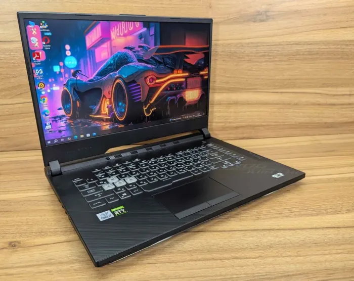 Ігровий ноутбук Asus ROG Strix G512L / 15.6" (1920x1080) IPS / Intel Core i7-10870H (8 (16) ядер по 2.2 - 5.0 GHz) / 16 GB DDR4 / 512 GB SSD / nVidia GeForce RTX 2060, 6 GB GDDR6, 192-bit / HDMI / Windows 10 б/в - зображення 4